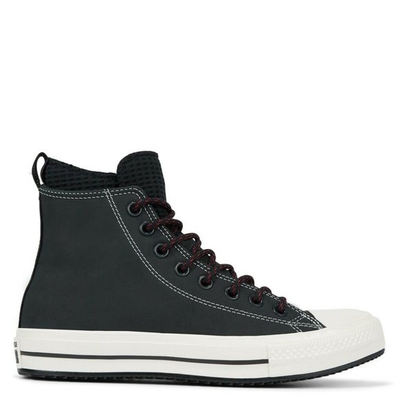 Men's Converse CHUCK TAYLOR ALL STAR WATERPROOF NUBUCK BOOT 166607C Size 9 Black - Picture 11 of 12